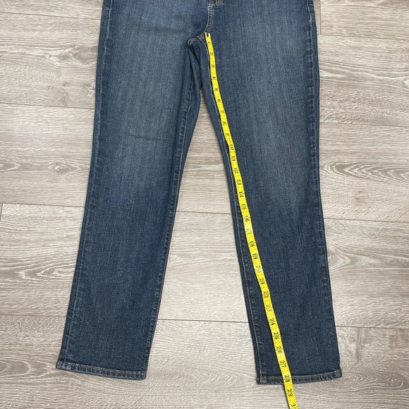 Talbots Curvy Slim Ankle Denim Jeans 10/30 - Picture 10 of 15